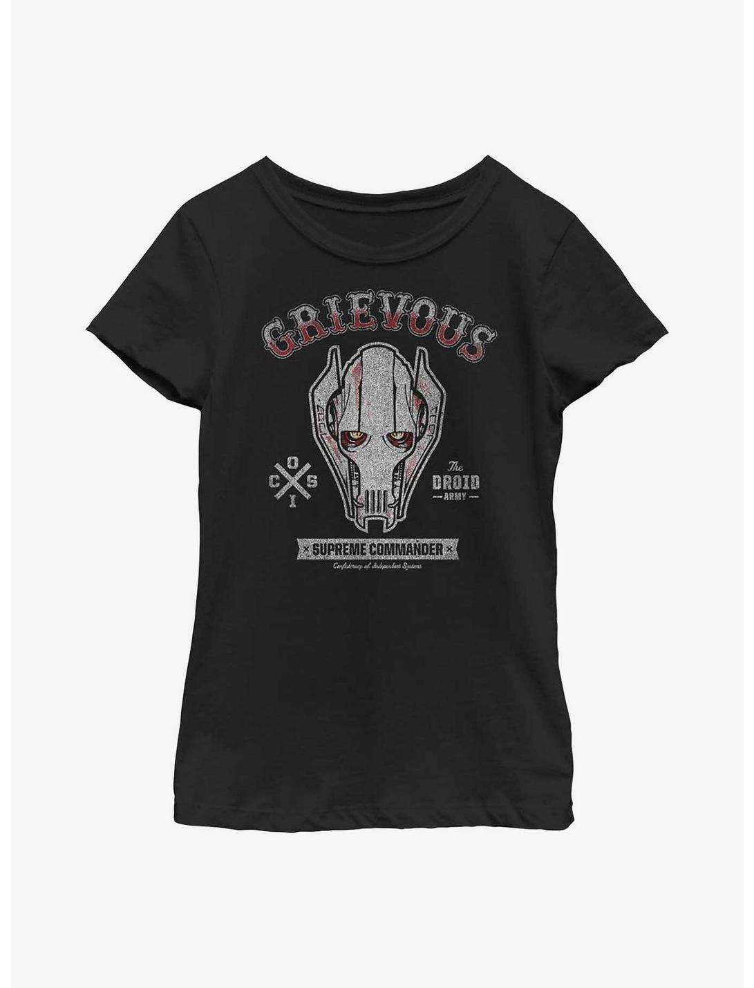Star Wars Confederacy General Grievous Youth Girls T-Shirt, BLACK, hi-res