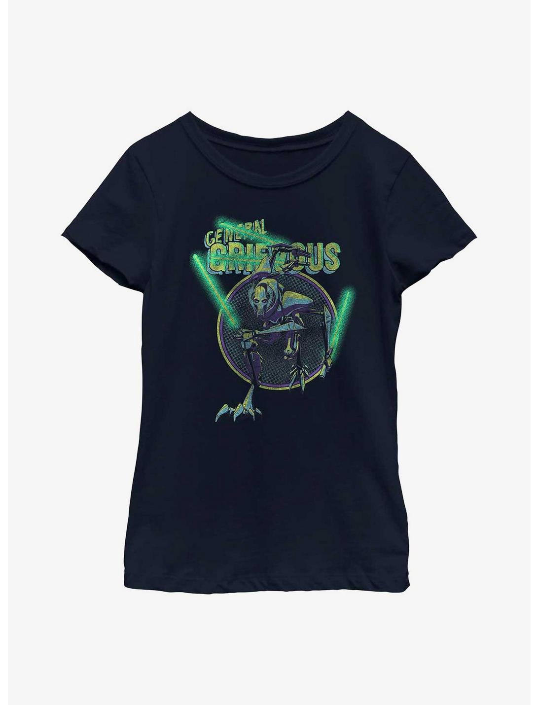 Star Wars General Grievous Youth Girls T-Shirt, NAVY, hi-res
