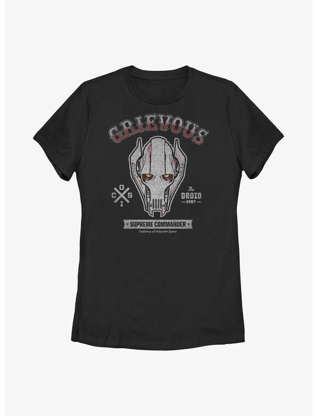 Star Wars Confederacy General Grievous Womens T-Shirt, BLACK, hi-res