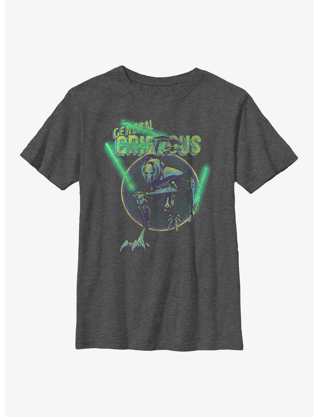 Star Wars General Grievous Youth T-Shirt, CHAR HTR, hi-res