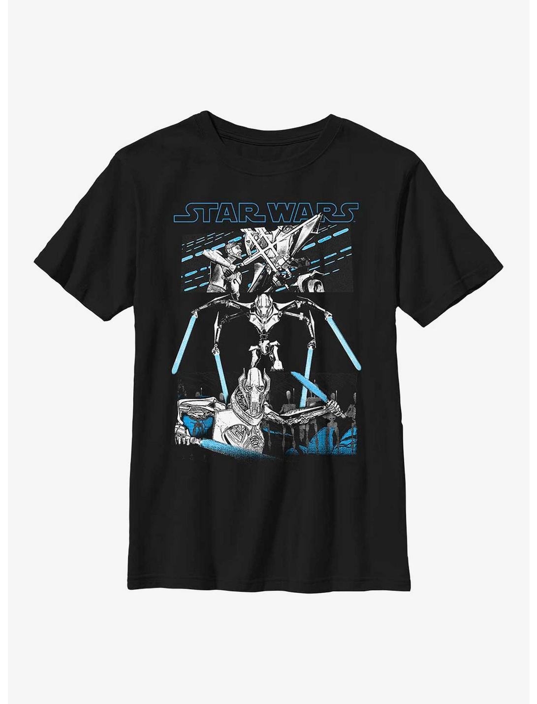 Star Wars General Grievous Tri Panel Youth T-Shirt, BLACK, hi-res