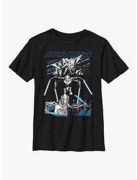 Star Wars General Grievous Tri Panel Youth T-Shirt, , hi-res
