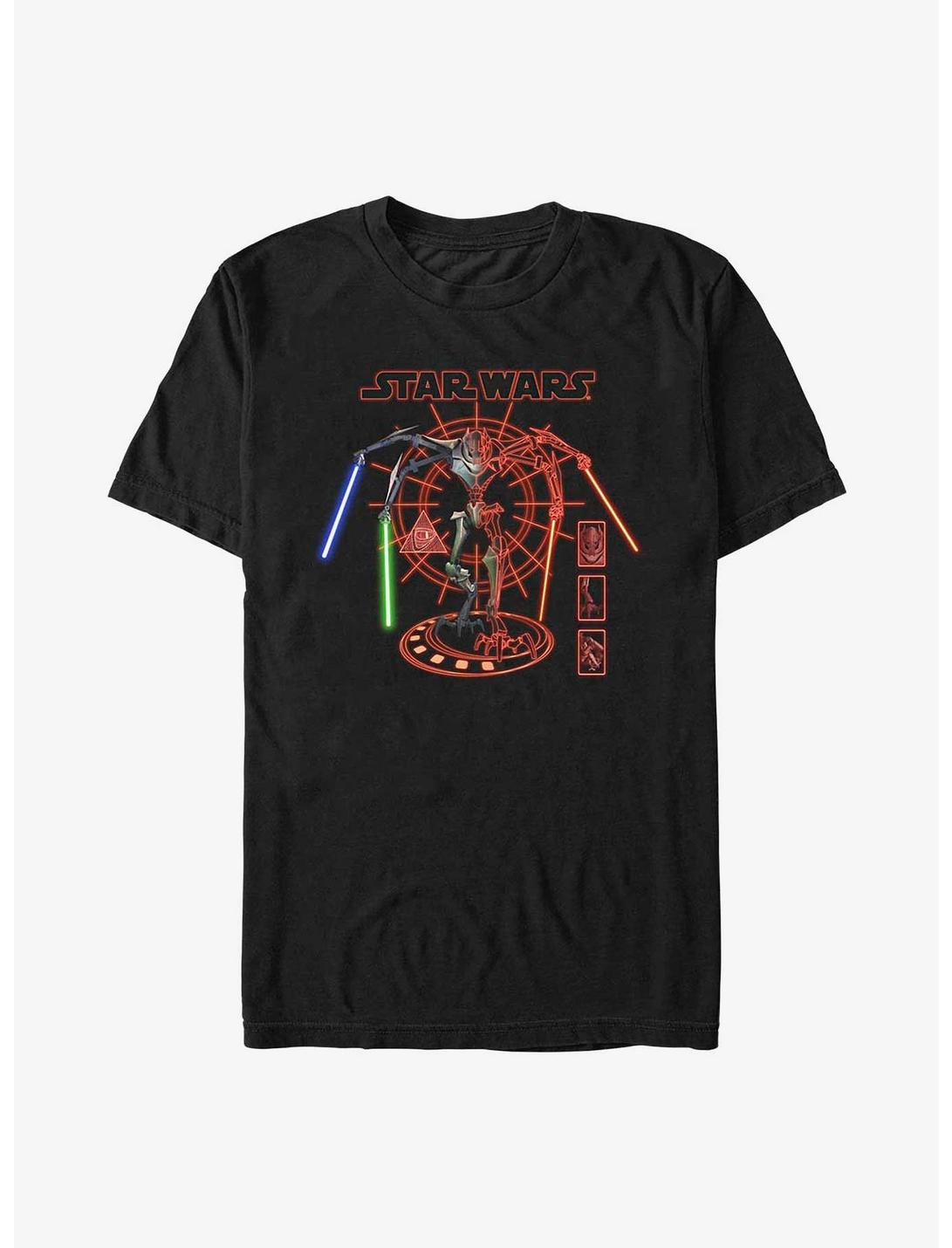 Star Wars General Grievous Blueprint T-Shirt, BLACK, hi-res