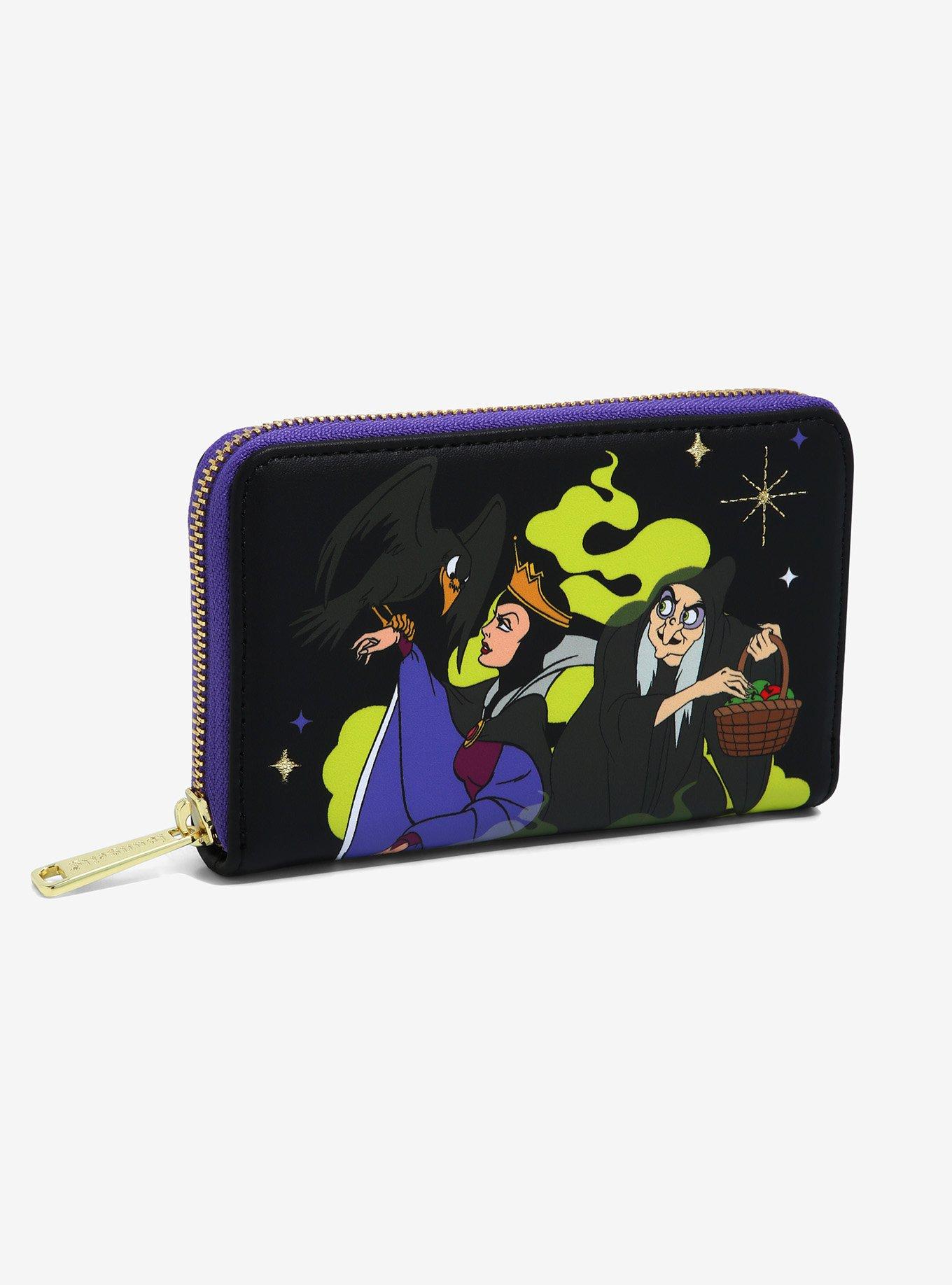  Loungefly Disney Villains Scenes Maleficent Sleeping Beauty Zip  Around Wallet : Clothing, Shoes & Jewelry