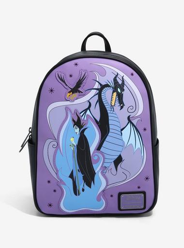 Sleeping Beauty♠️Maleficent Backpack Set Sleeping Beauty Maleficent Dragon Convertible Mini Backpack  main image 2