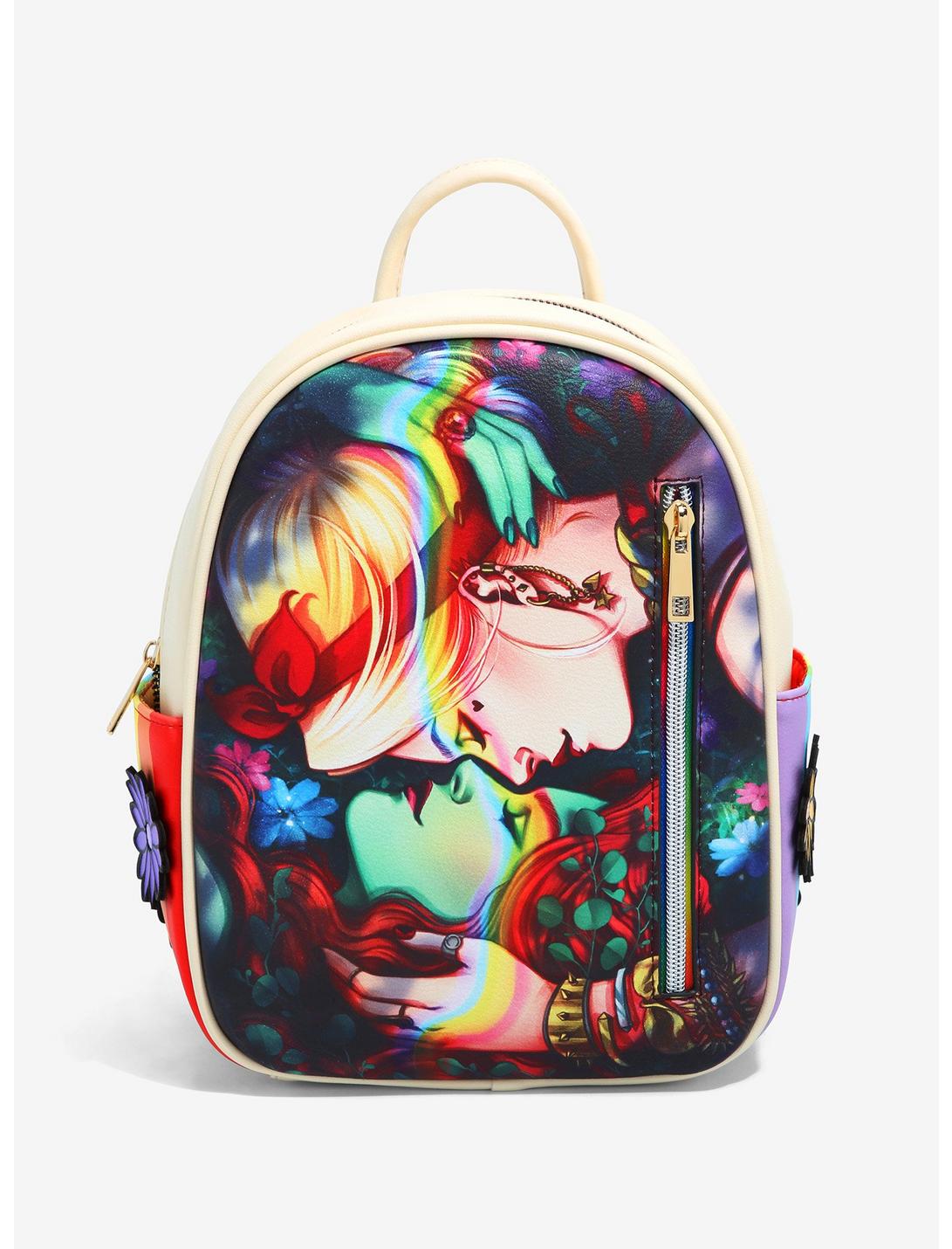 DC Comics Poison Ivy & Harley Quinn Mini Backpack - BoxLunch Exclusive, , hi-res