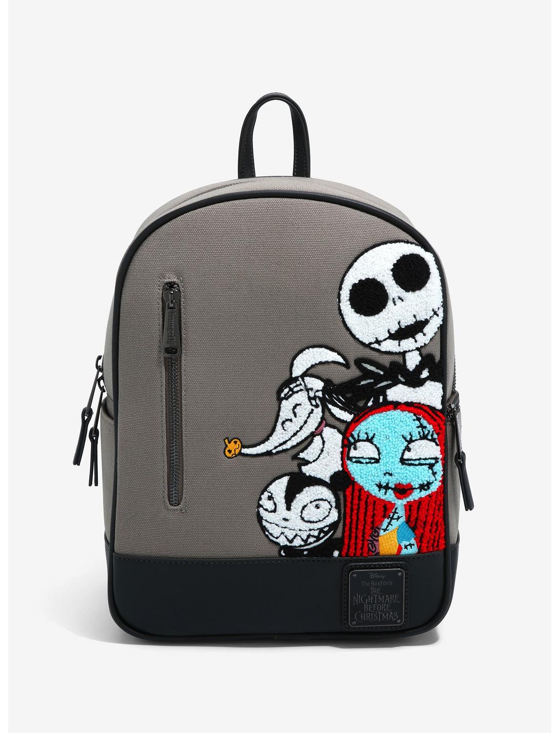 Loungefly Disney The Nightmare Before Christmas Chenille Characters Mini Backpack - BoxLunch Exclusive , , hi-res