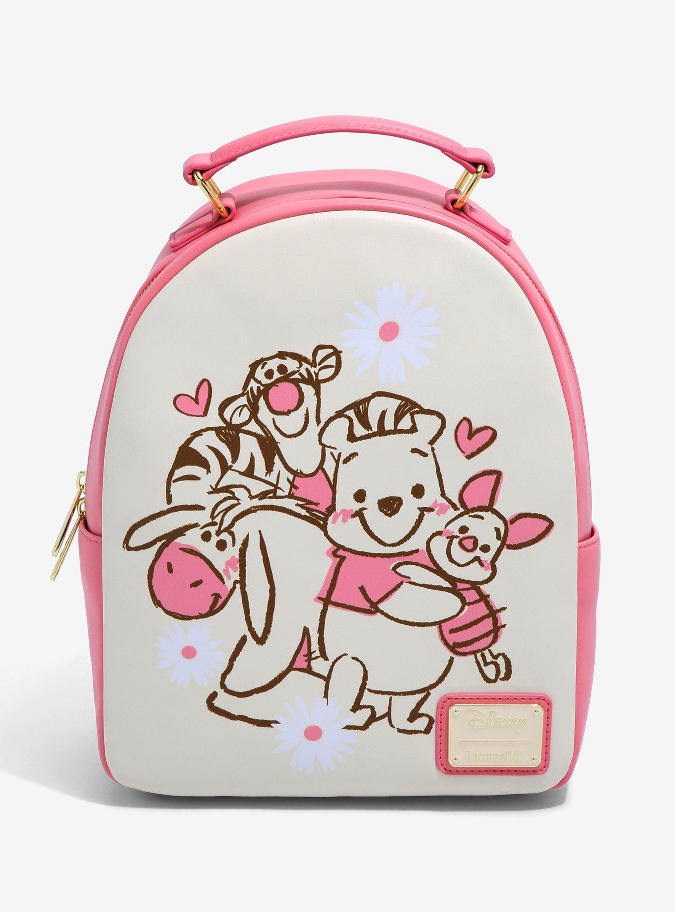 Loungefly Disney Winnie The Pooh Line Drawing Crossbody Bag Purse