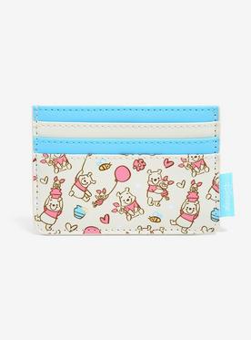 Loungefly Disney Winnie the Pooh Piglet & Pooh with Balloons Sketch Cardholder - BoxLunch Exclusive