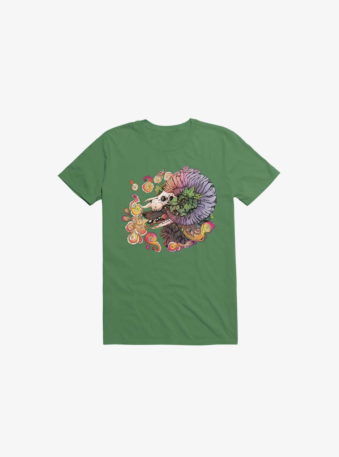 What Doesn't Kill You Becomes Your Armor Wolf And Sheep Kelly Green T-Shirt, KELLY GREEN, hi-res
