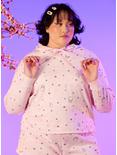 Her Universe Studio Ghibli My Neighbor Totoro Cherry Blossom Crop Hoodie Plus Size, MULTI, hi-res