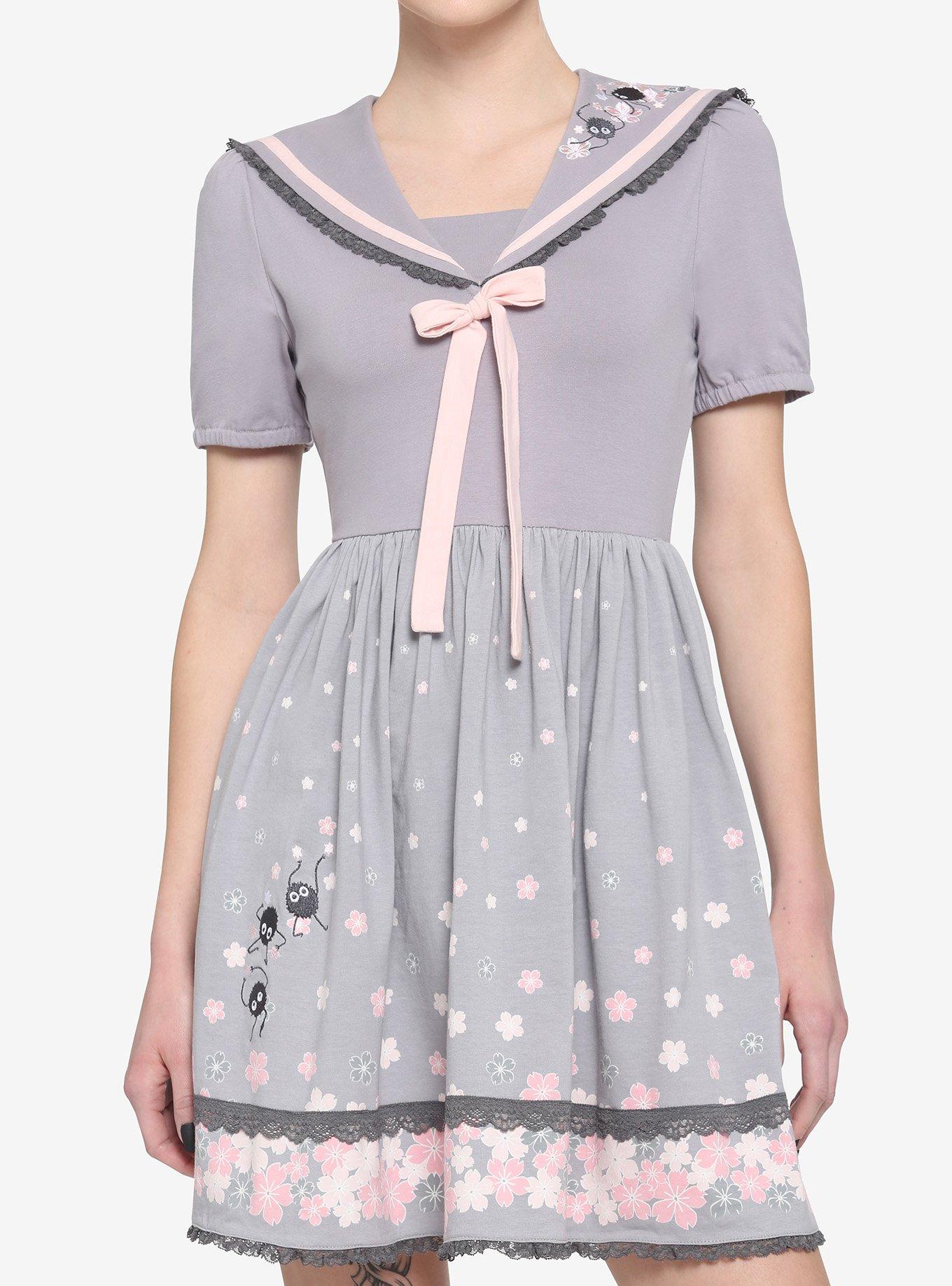 Studio Ghibli Spirited Away Cherry Blossoms Sailor Dress, MULTI, hi-res