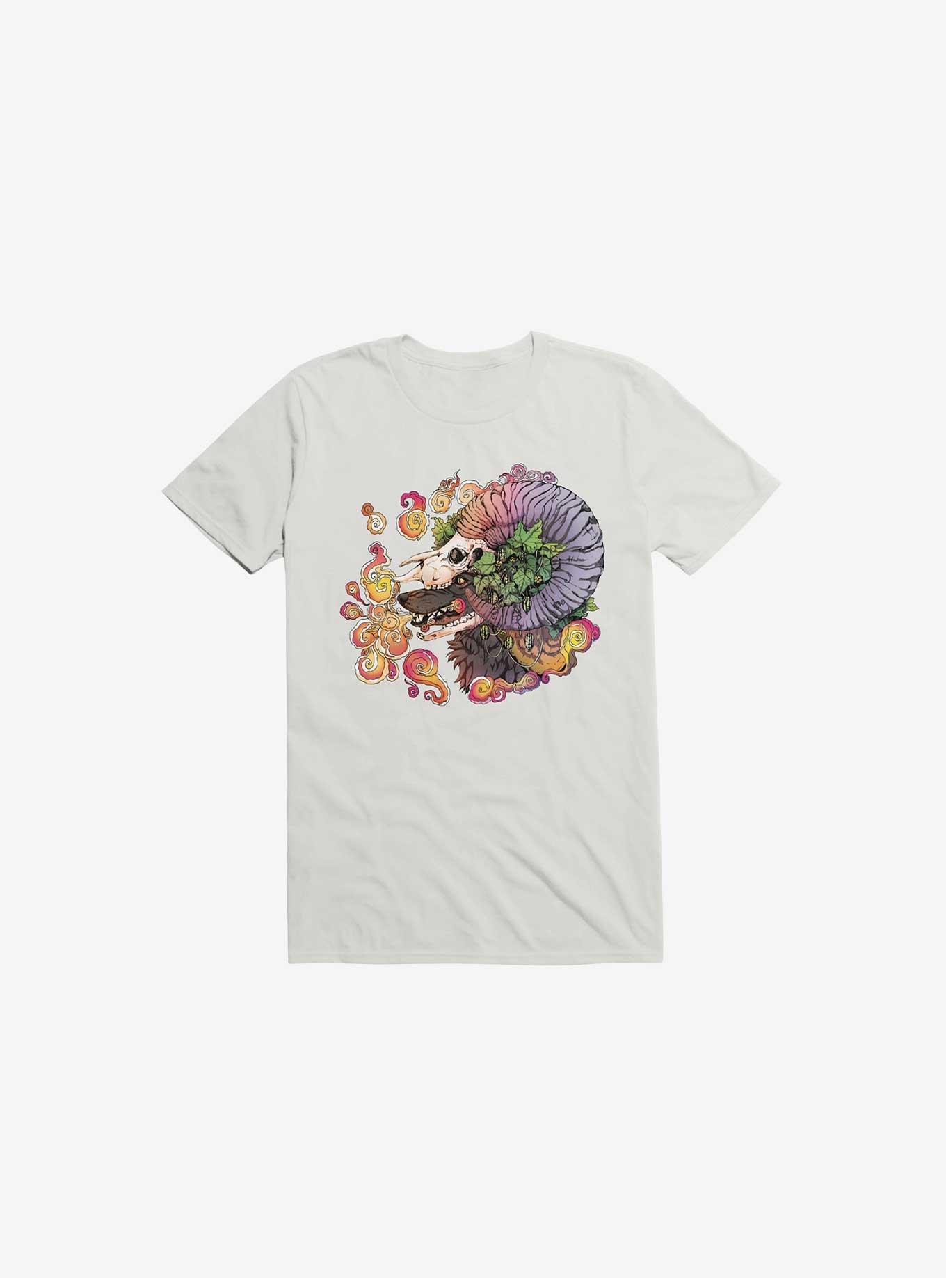 What Doesn't Kill You Becomes Your Armor Wolf And Sheep White T-Shirt, , hi-res