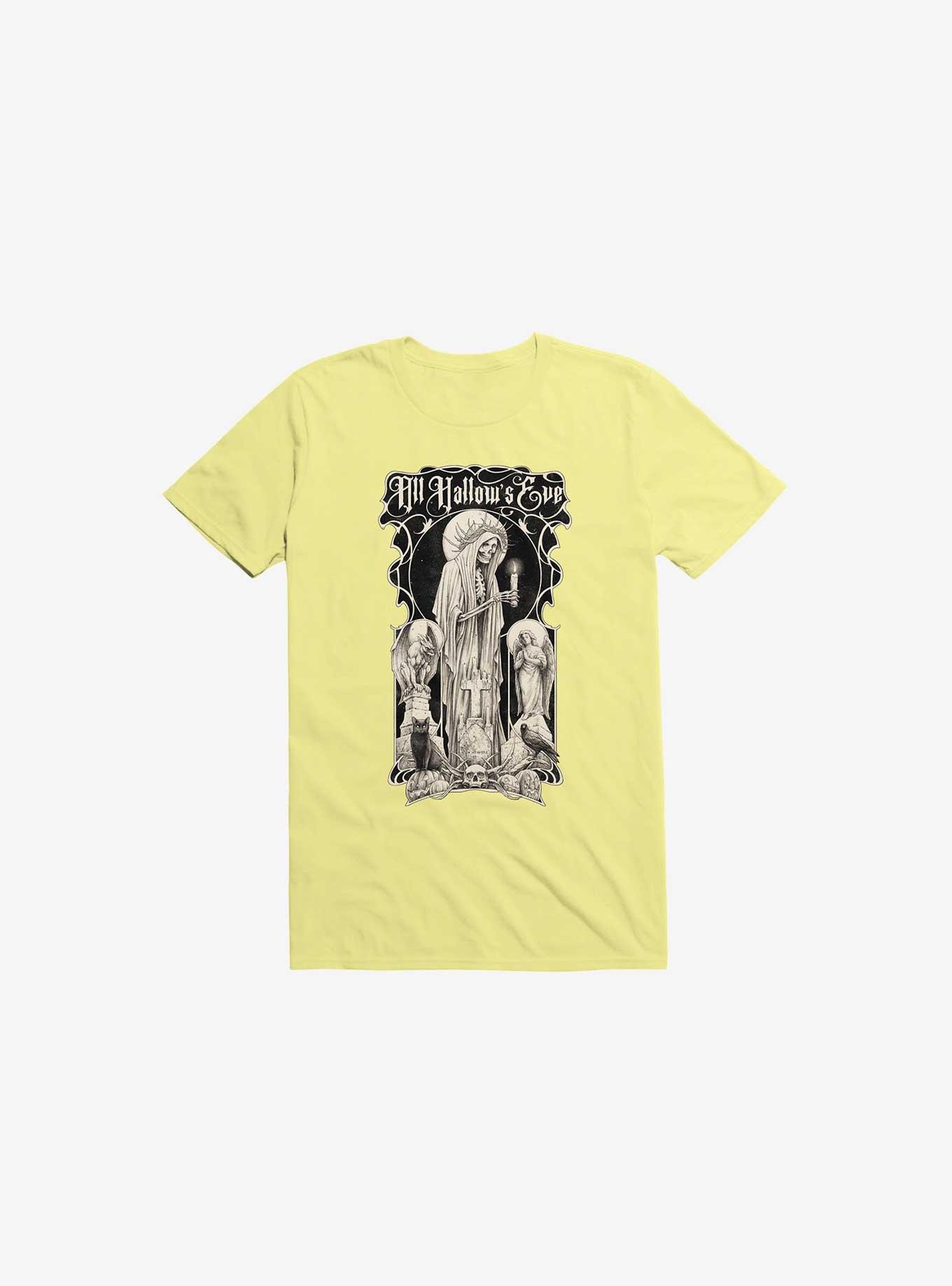 All Hallow's Eve Corn Silk Yellow T-Shirt, , hi-res