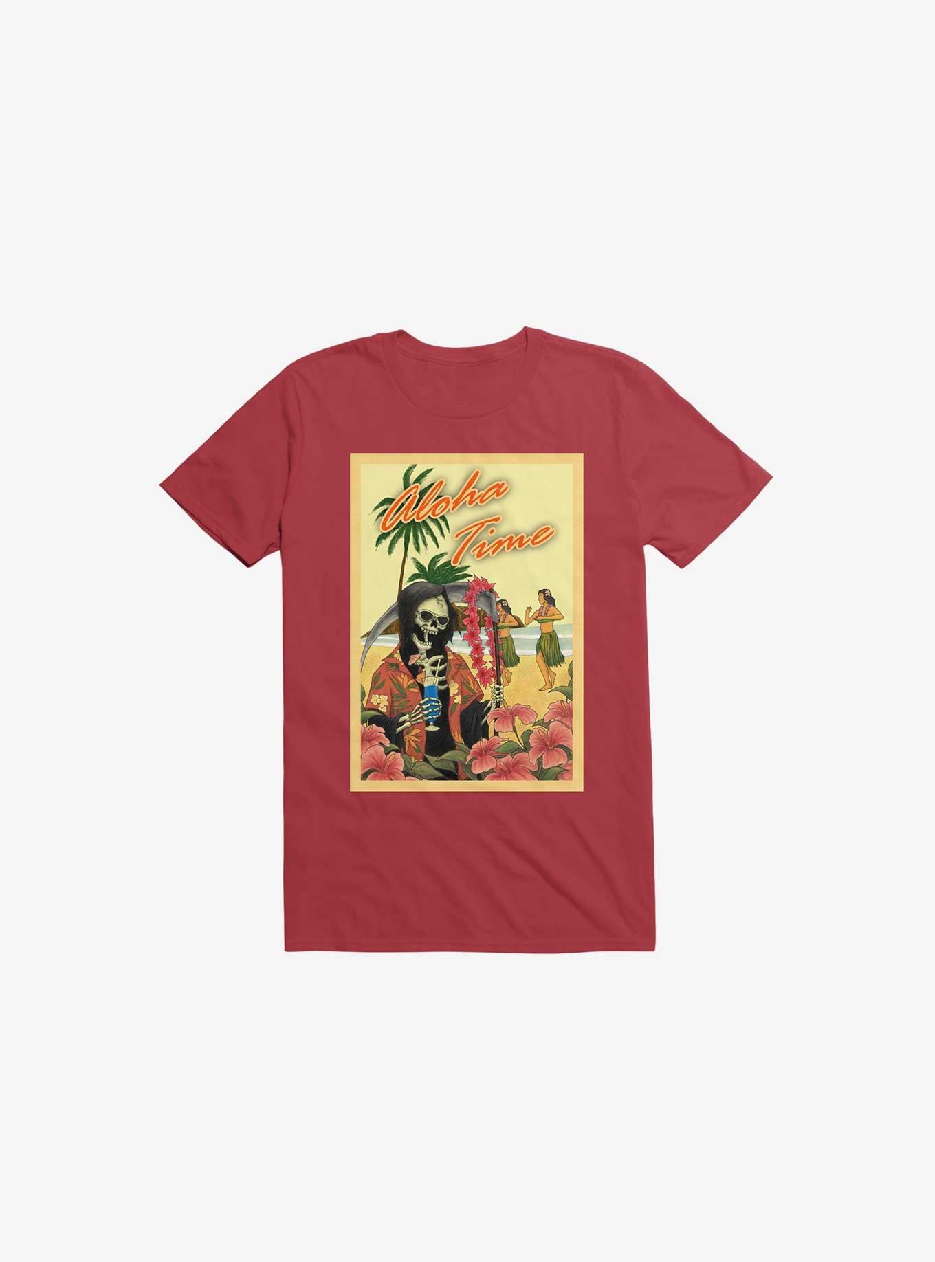 Aloha Time Red T-Shirt, , hi-res