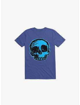Blue Skull Royal Blue T-Shirt, , hi-res