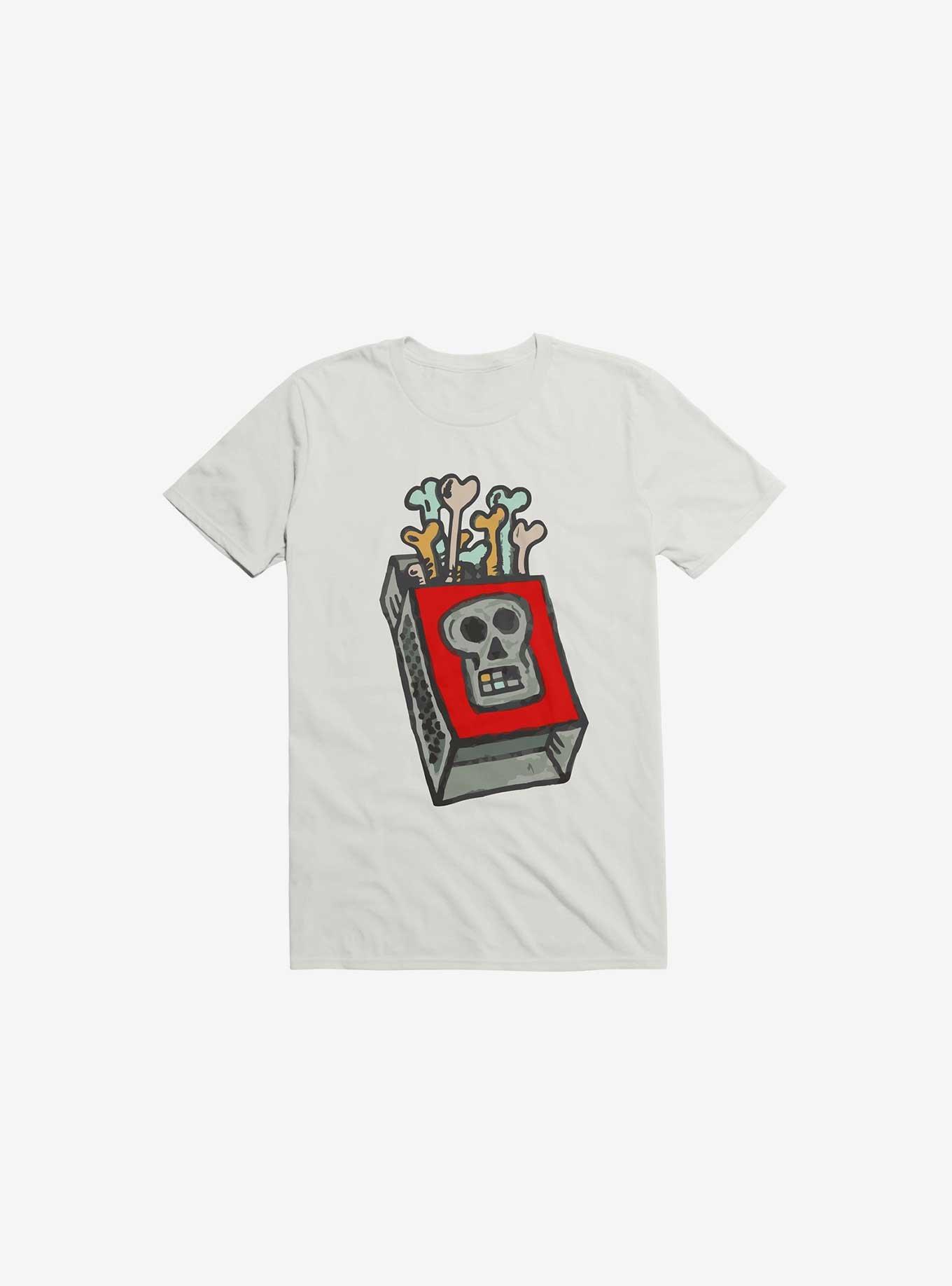 Bonesticks #12 White T-Shirt, , hi-res
