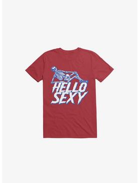 Hello Sexy Skeleton Red T-Shirt, , hi-res