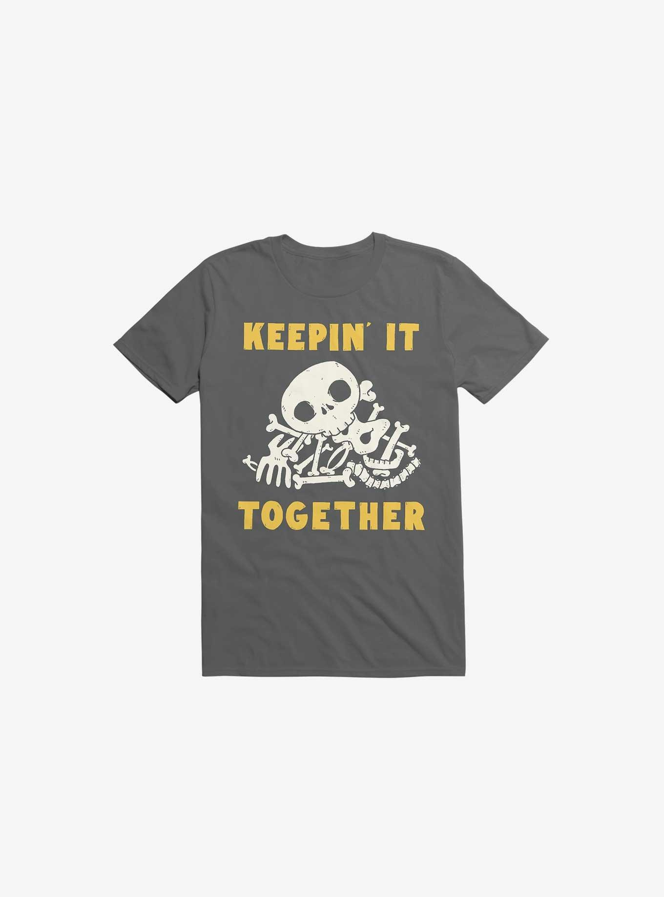 Keepin It Together Bones Asphalt Grey T-Shirt