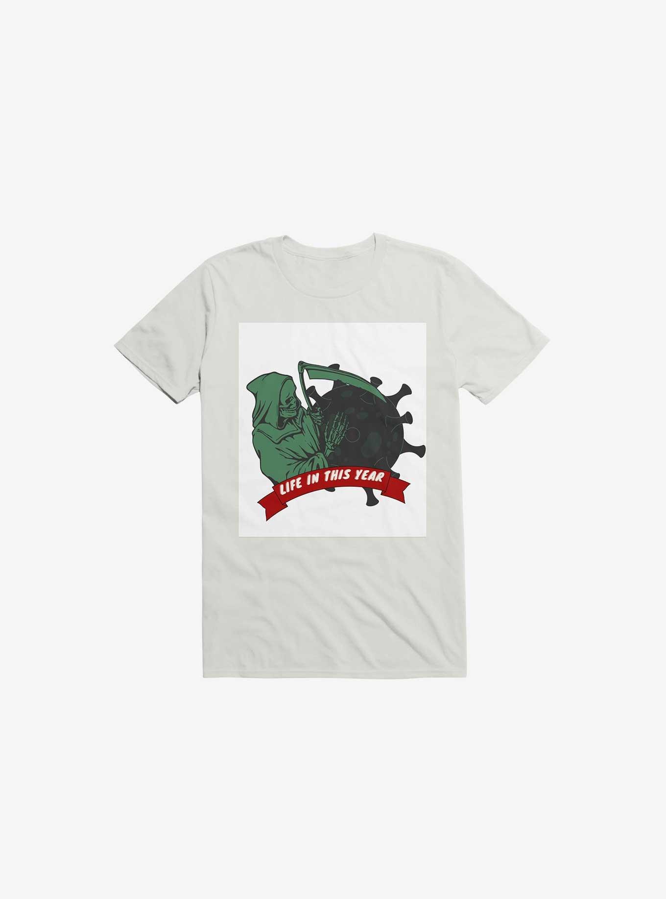 Life Is At Stake Reaper White T-Shirt, , hi-res