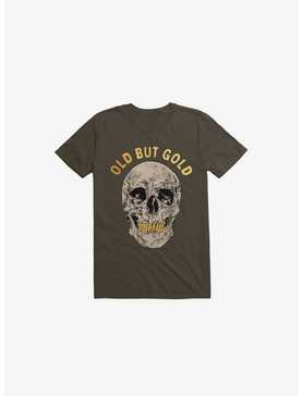 Old But Gold Skull Brown T-Shirt, , hi-res