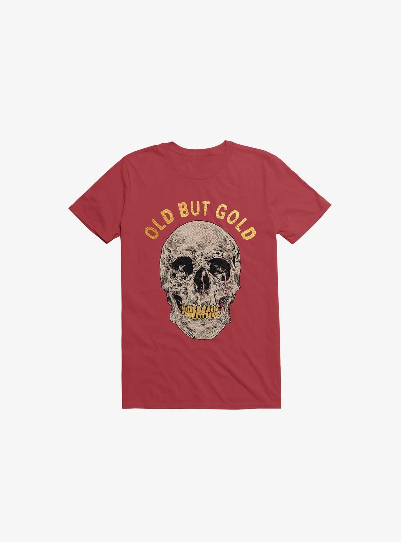 Old But Gold Skull Red T-Shirt