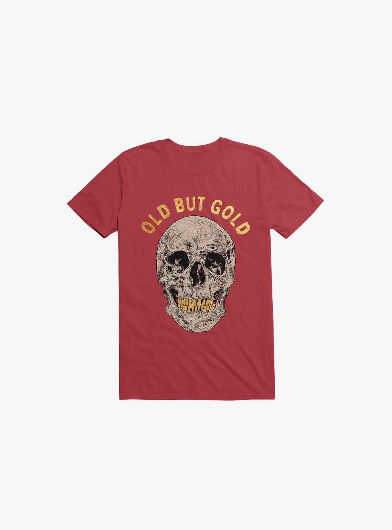 Old But Gold Skull Red T-Shirt