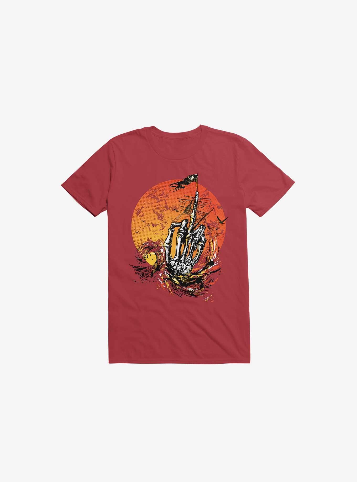 Sea Of Bones Red T-Shirt, RED, hi-res