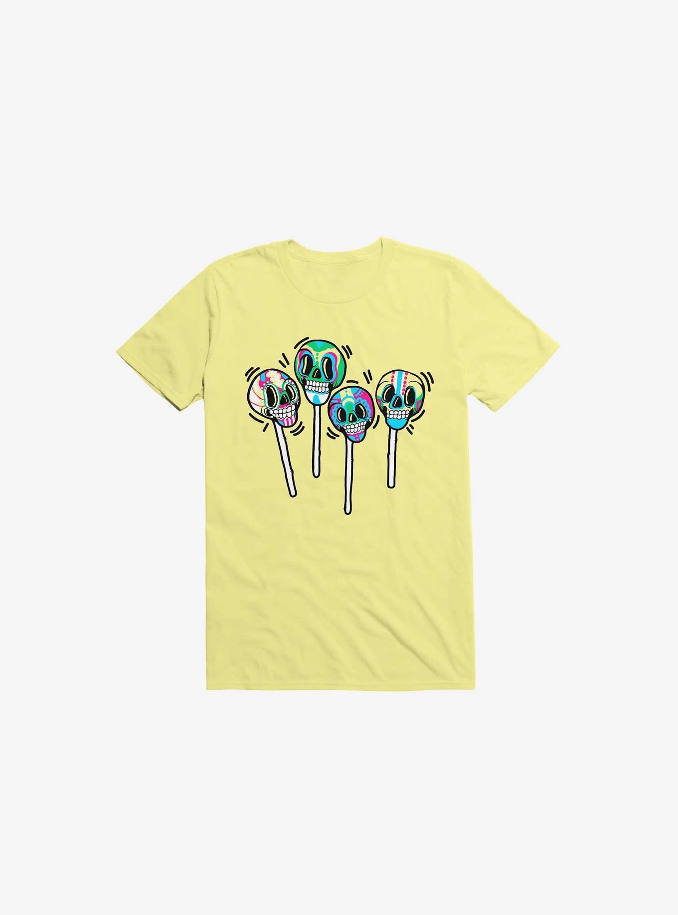 Skull Candy Corn Silk Yellow T-Shirt, CORN SILK, hi-res