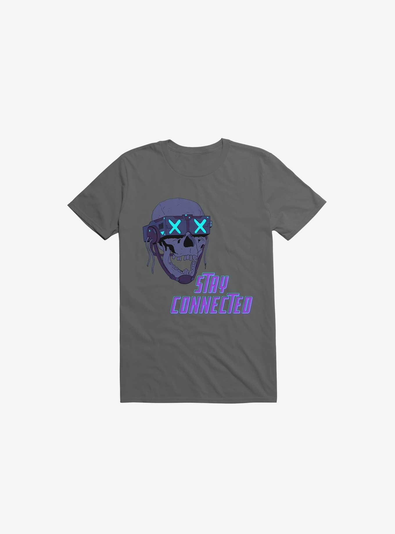 Stay_Connected 2.0 Asphalt Grey T-Shirt, ASPHALT, hi-res