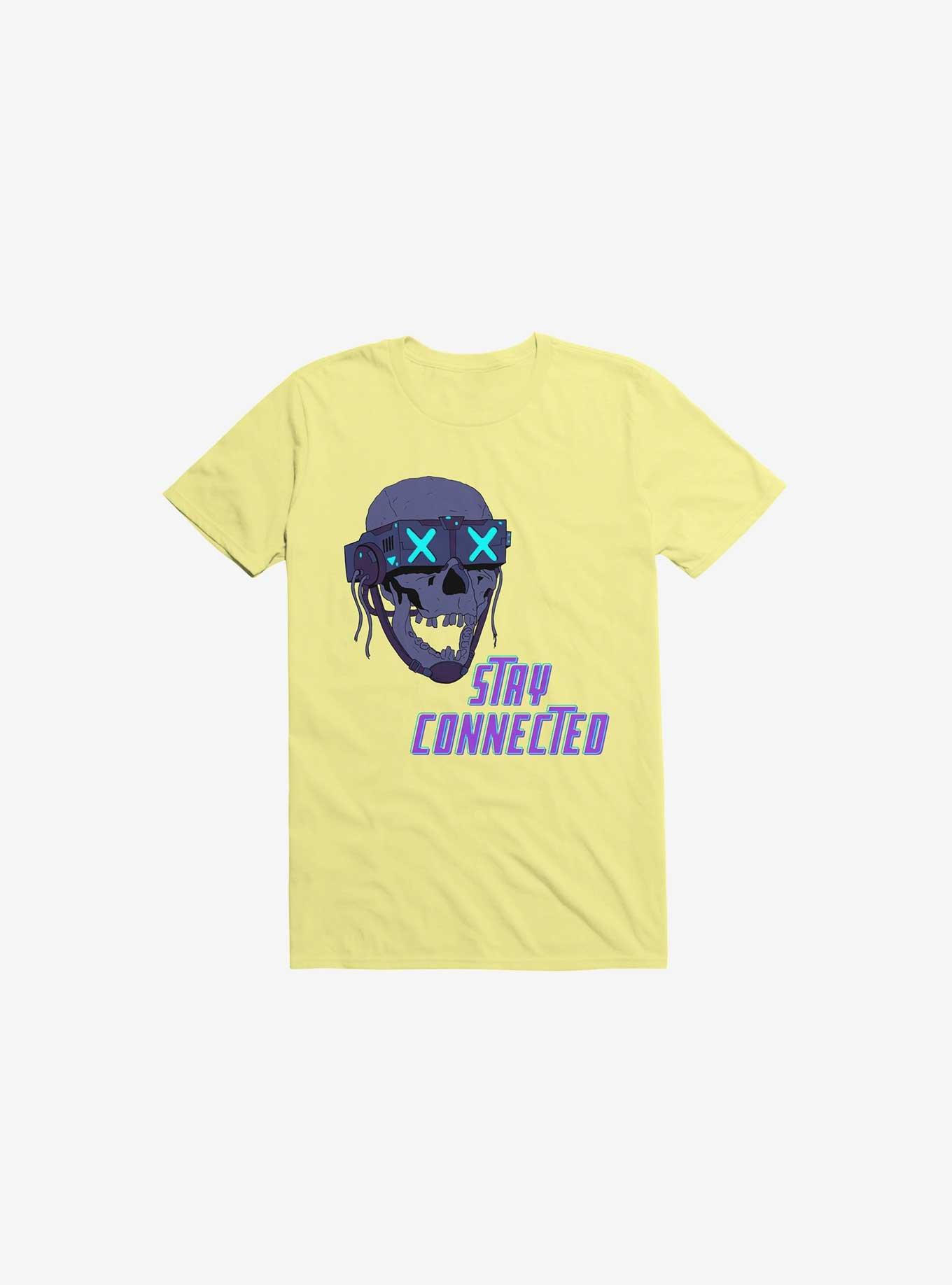 Stay_Connected 2.0 Corn Silk Yellow T-Shirt, CORN SILK, hi-res