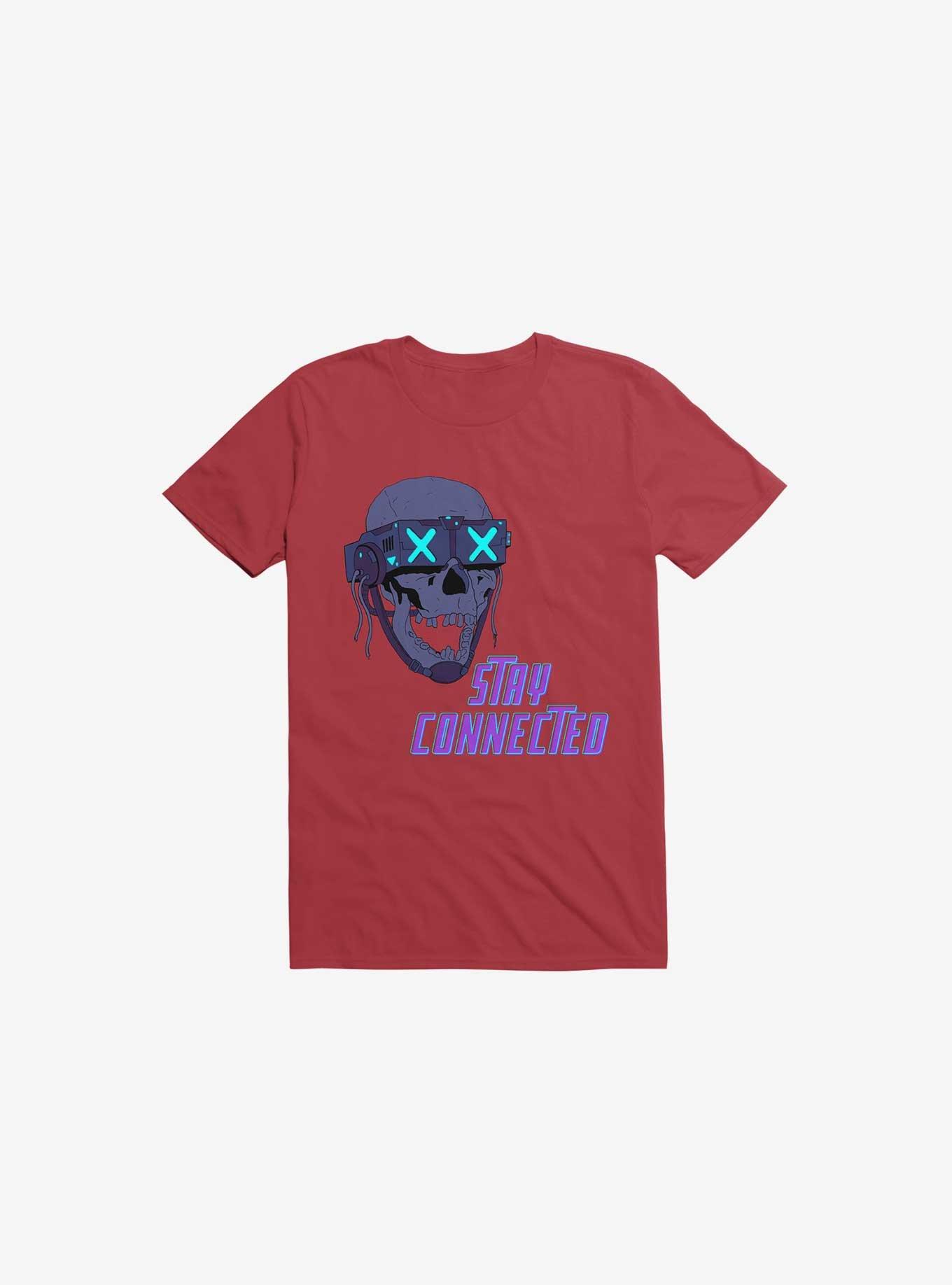 Stay_Connected 2.0 Red T-Shirt, , hi-res