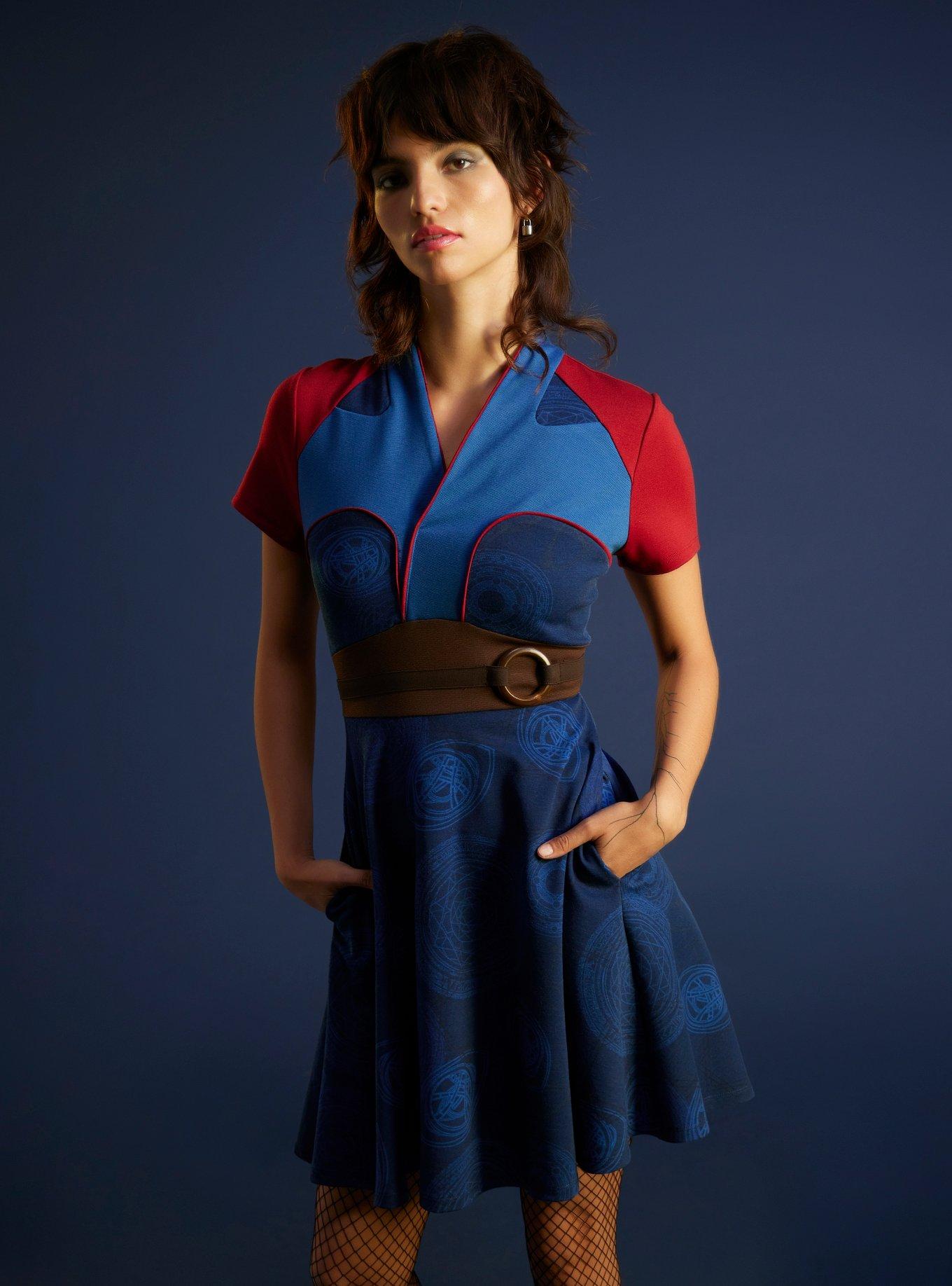 Her Universe Marvel Doctor Strange In The Multiverse Of Madness Doctor Strange Cosplay Dress, MULTI, hi-res