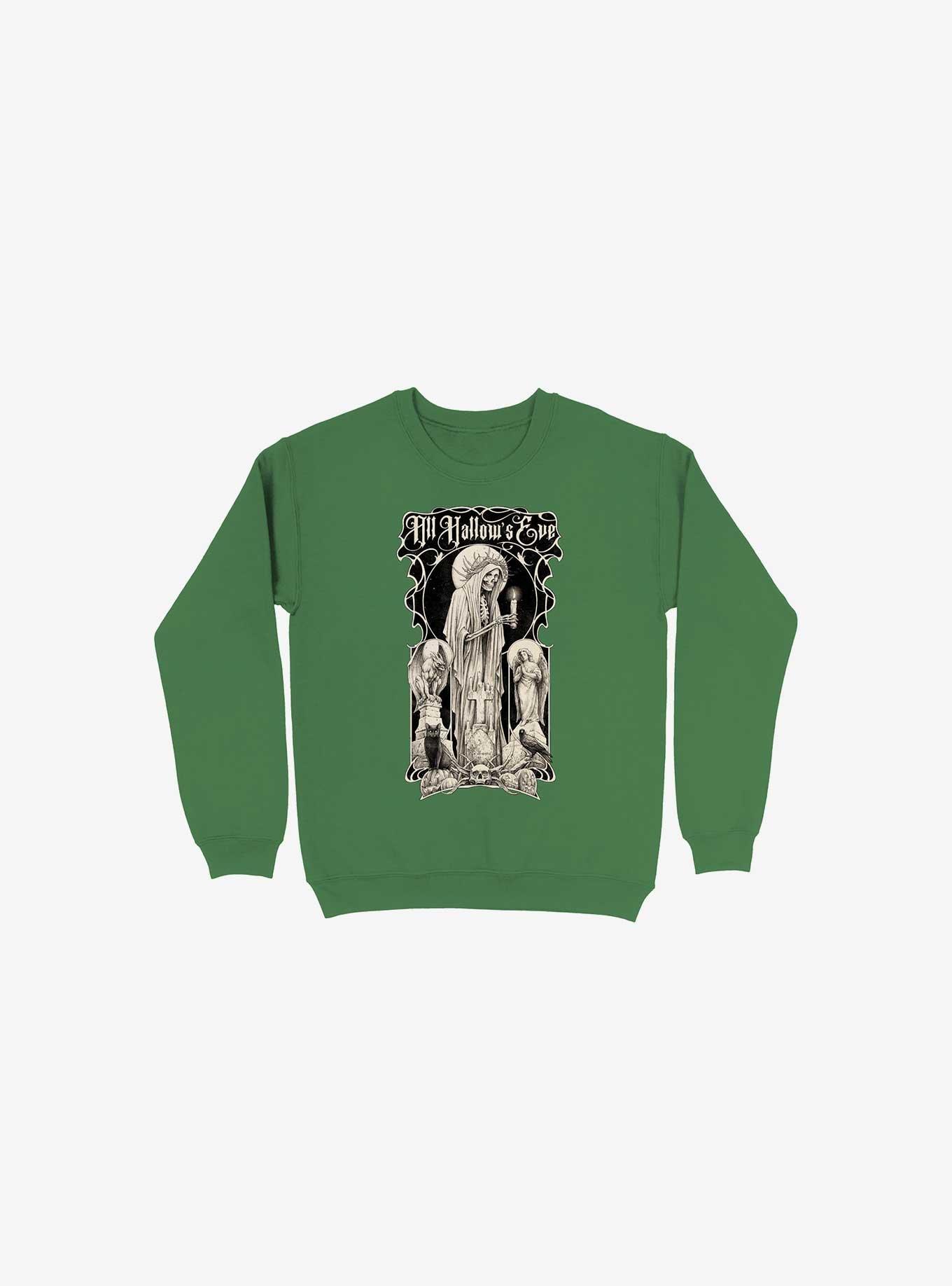 All Hallow's Eve Kelly Green Sweatshirt, , hi-res