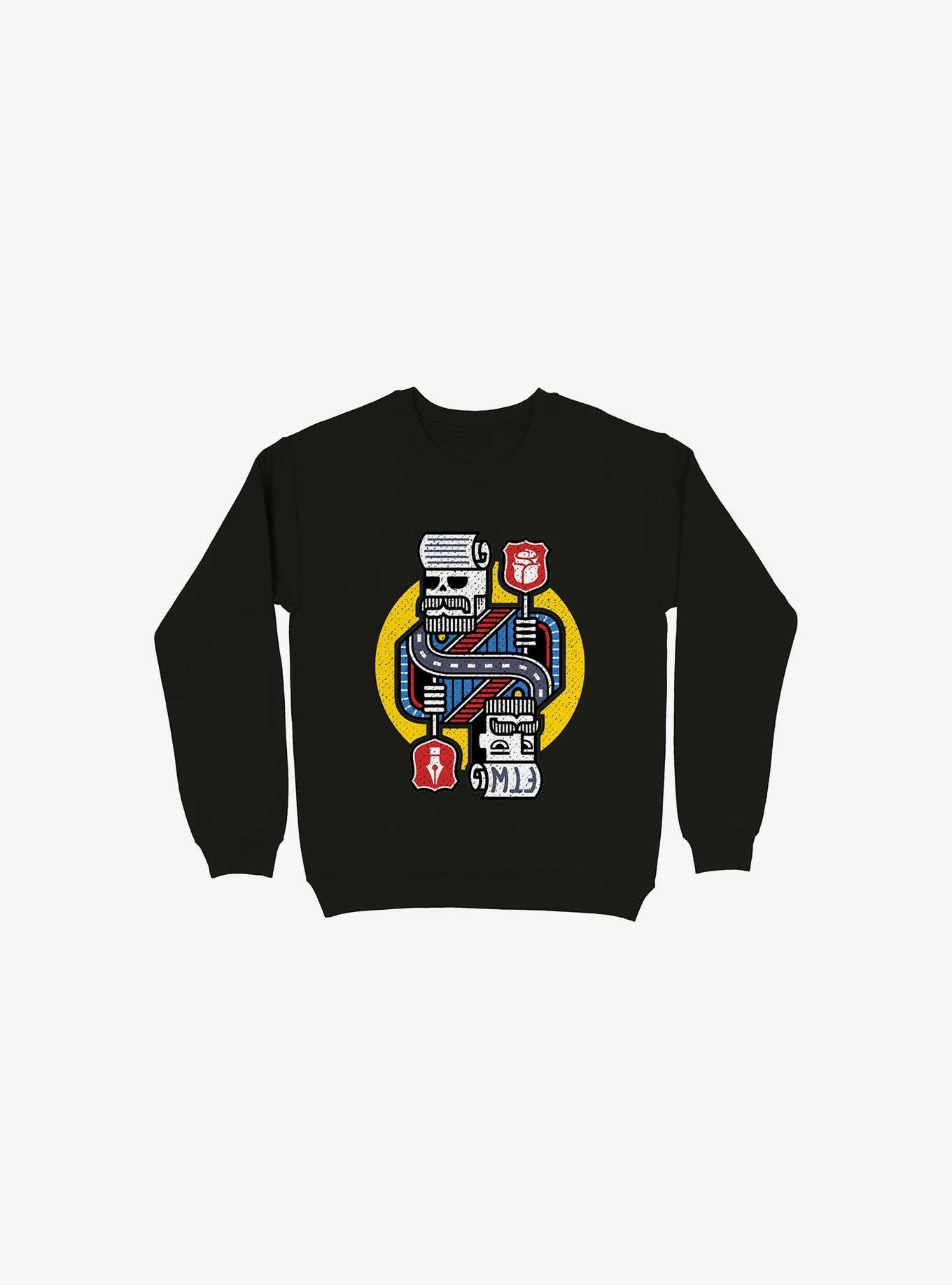 For The Win Black Sweatshirt, BLACK, hi-res