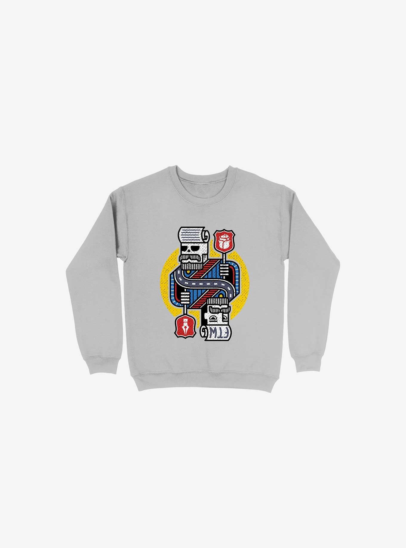 For The Win Silver Sweatshirt, SILVER, hi-res