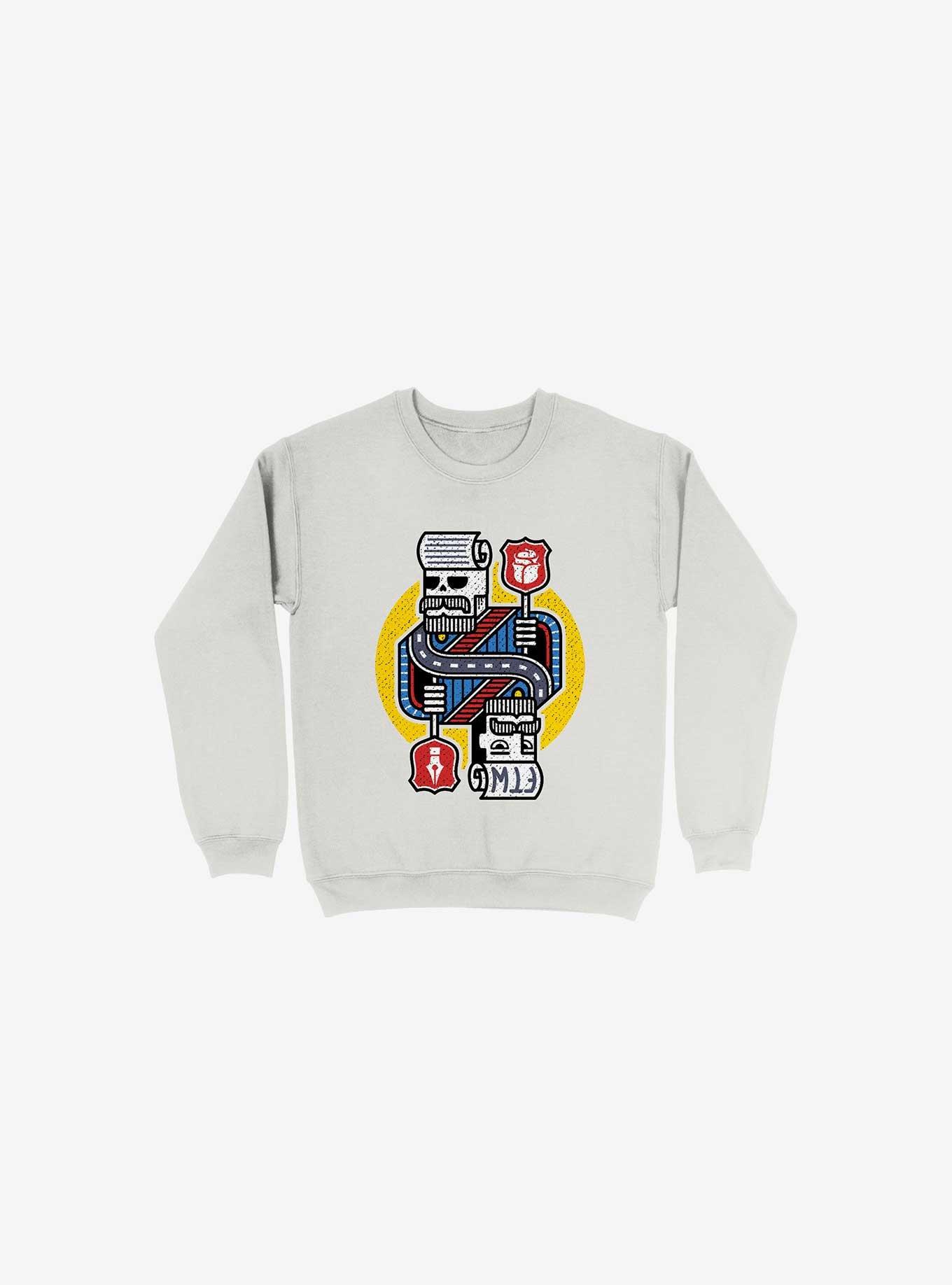 For The Win White Sweatshirt, , hi-res