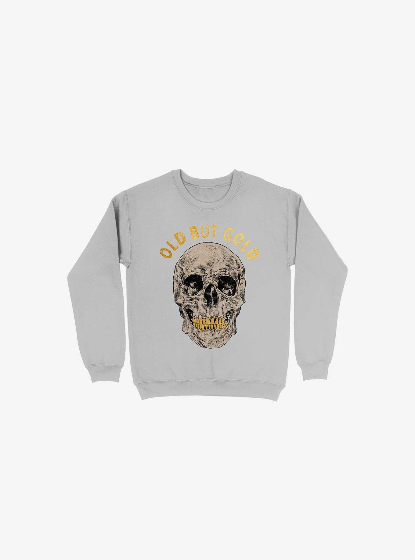 Old But Gold Silver Sweatshirt, SILVER, hi-res