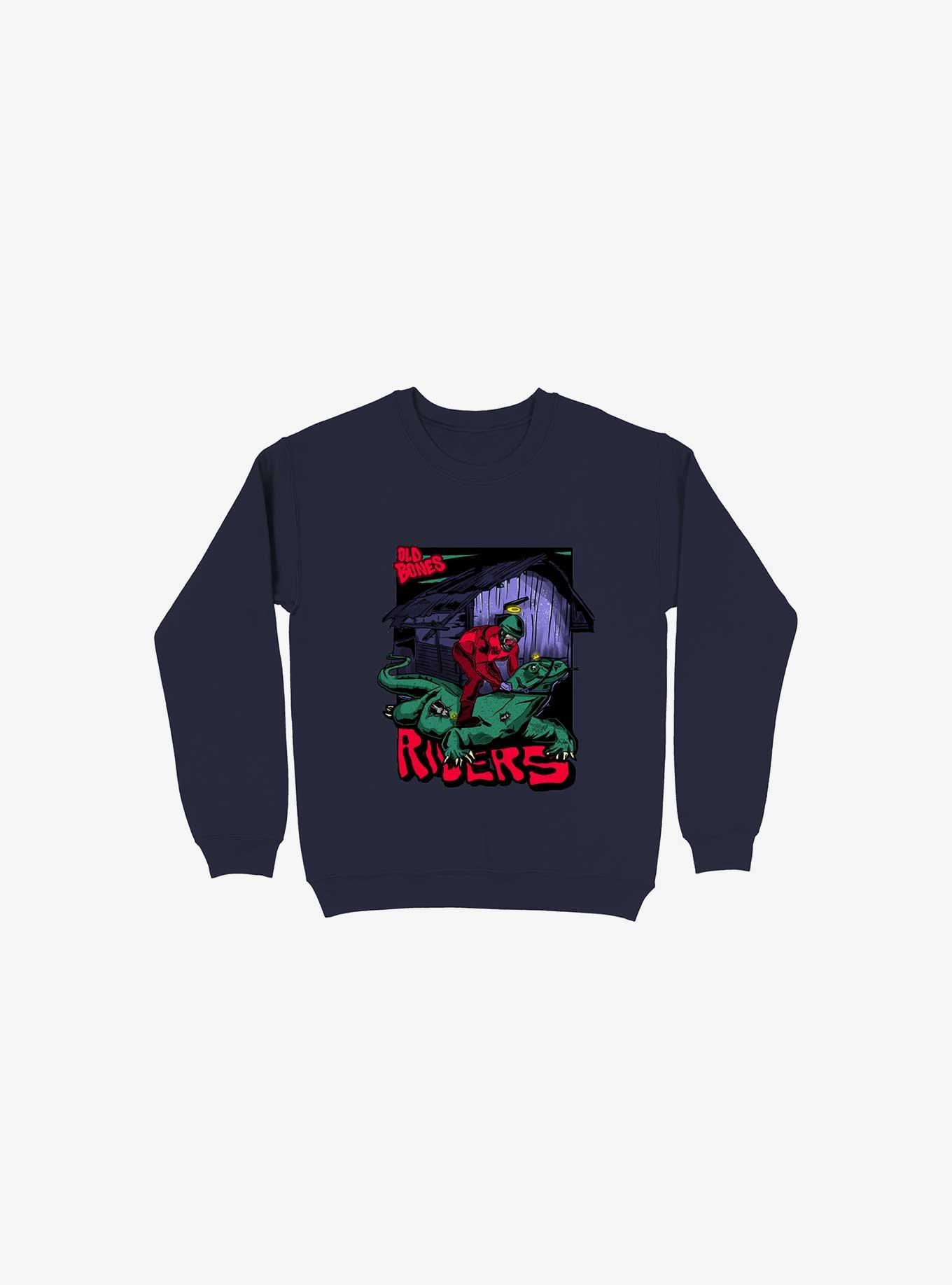 Riders Navy Blue Sweatshirt, NAVY, hi-res