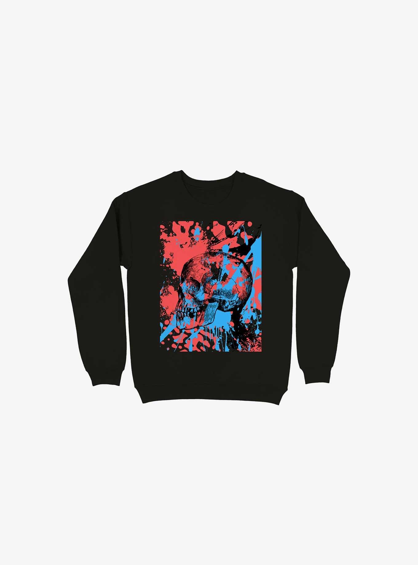 Skullaful Black Sweatshirt, , hi-res