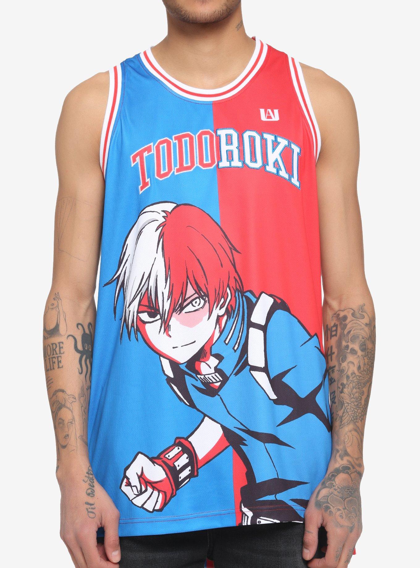 Bioworld My Hero Academia Sublimated Characters Basketball Jersey