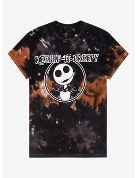Disney The Nightmare Before Christmas Keepin' It Creepy Women's Tie-Dye T-Shirt - BoxLunch Exclusive, , hi-res
