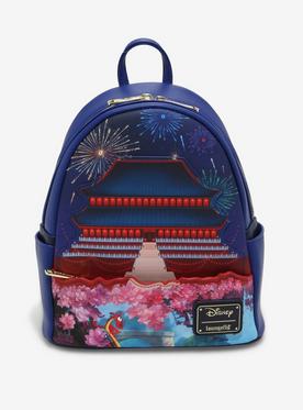 Loungefly Disney Mulan Castle Mini Backpack