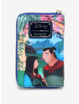 Loungefly Disney Mulan Castle Zipper Wallet, , hi-res