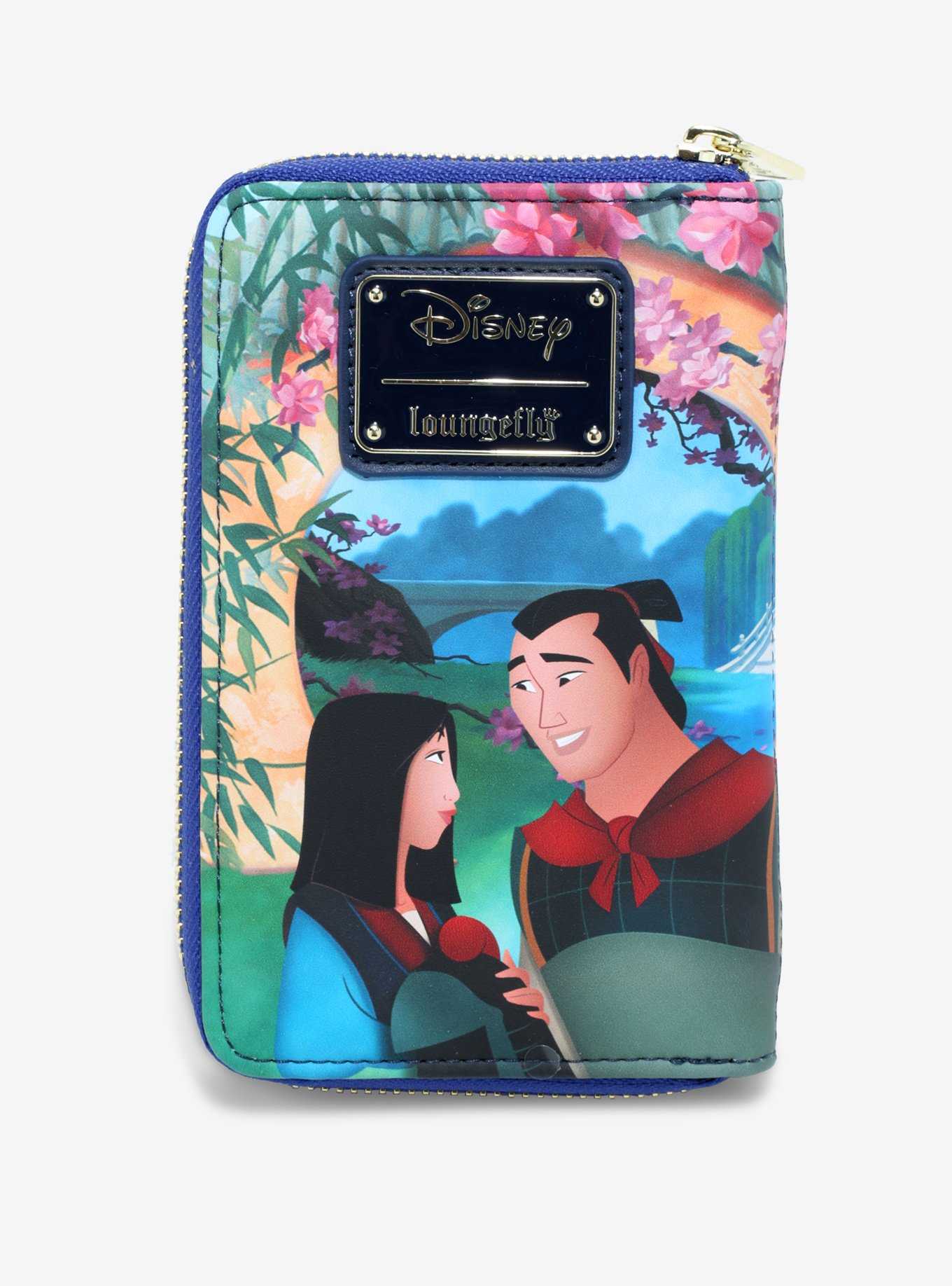 Loungefly Disney Mulan Castle Zipper Wallet, , hi-res