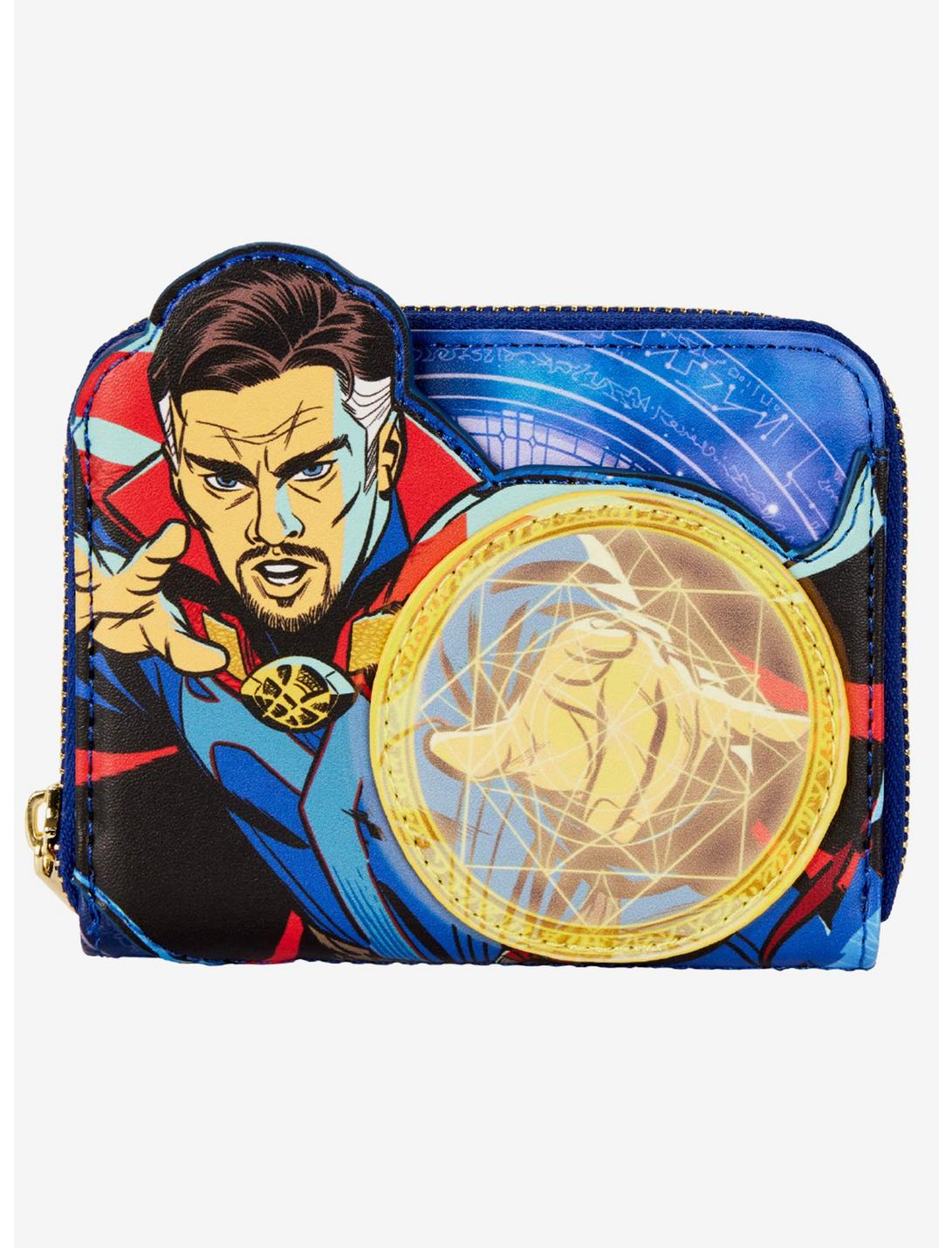 Loungefly Marvel Doctor Strange In The Multiverse Of Madness Glow-In-The-Dark Mini Zipper Wallet, , hi-res