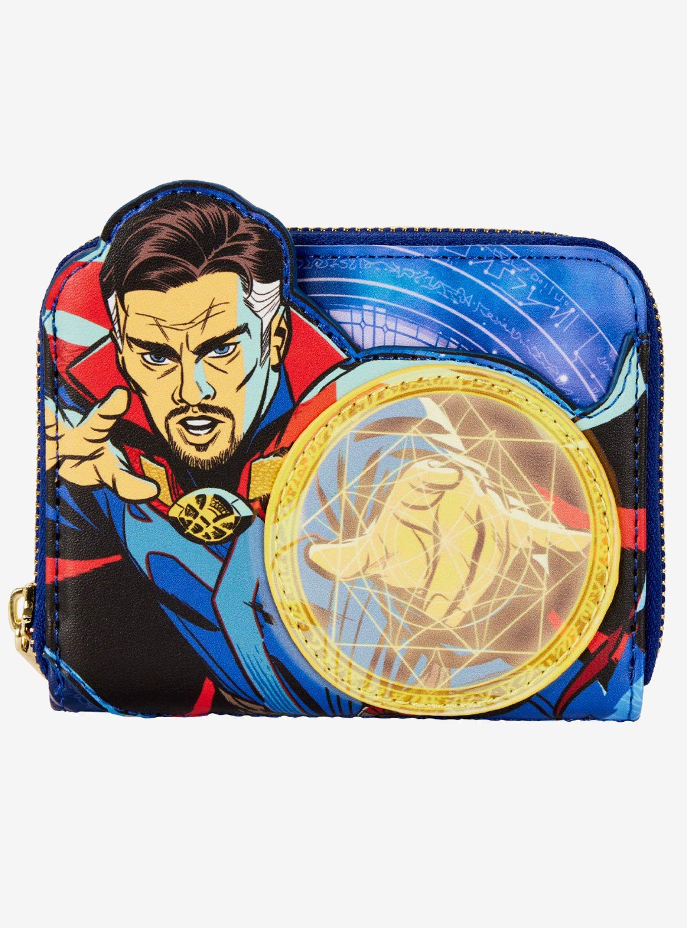 Loungefly Marvel Doctor Strange In The Multiverse Of Madness Glow-In-The-Dark Mini Zipper Wallet, , hi-res