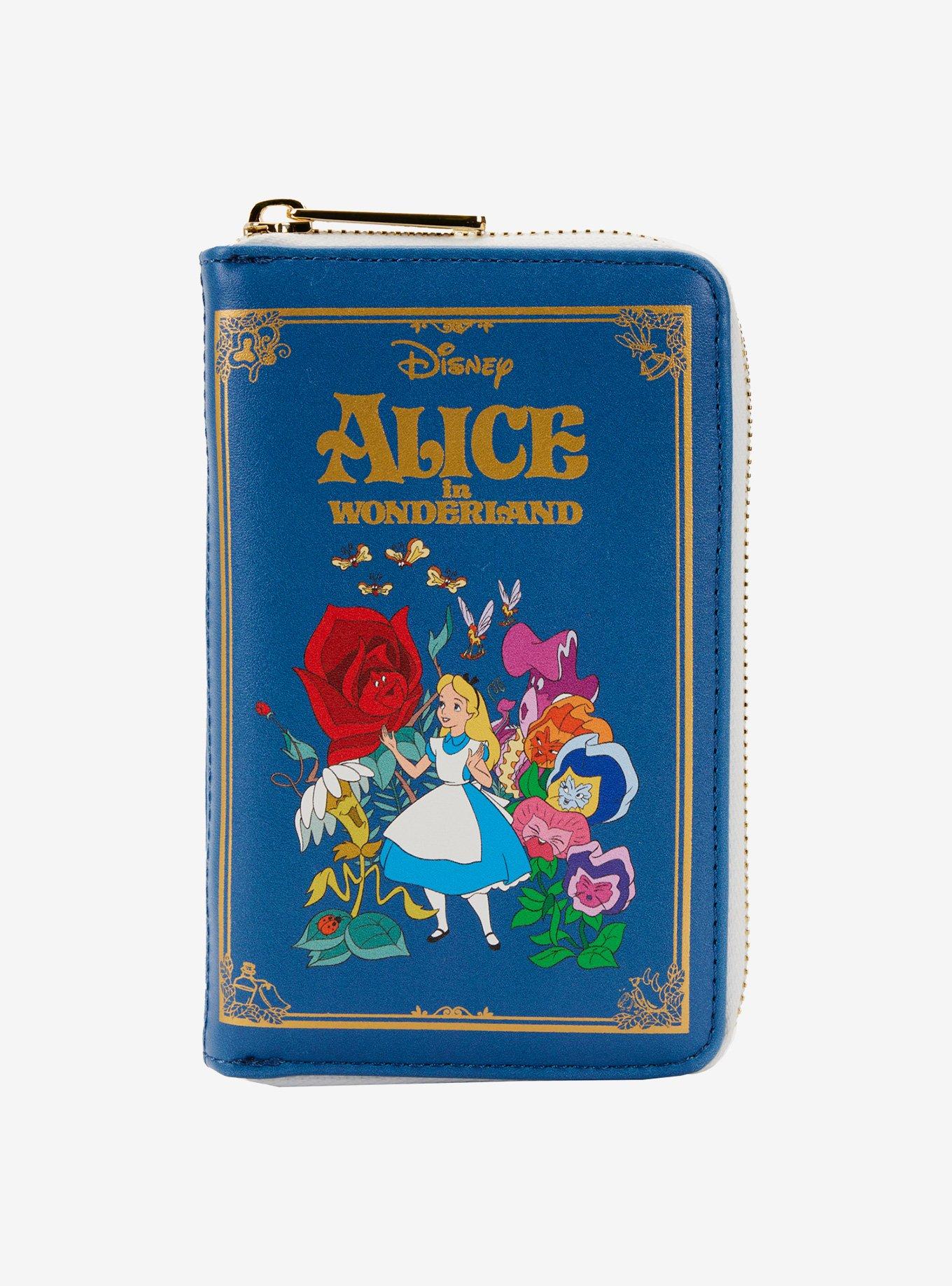 Loungefly Disney Alice In Wonderland Book Zipper Wallet, , hi-res