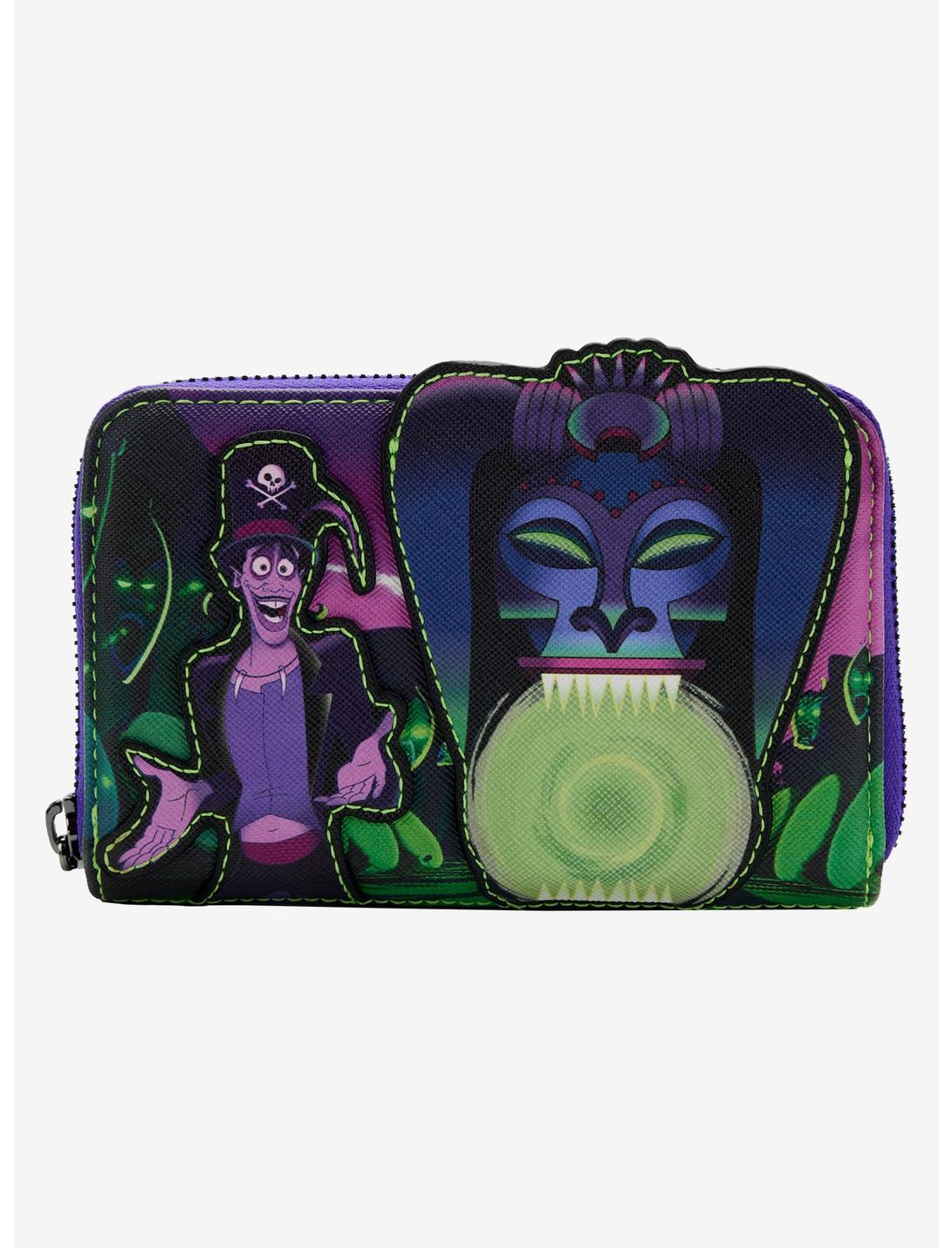 Loungefly Disney The Princess And The Frog Dr. Facilier Glow-In-The-Dark Zipper Wallet, , hi-res