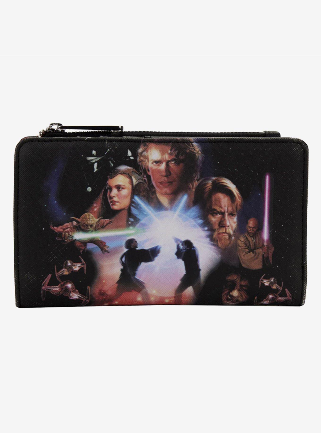 Loungefly Star Wars Prequel Triology Zipper Wallet, , hi-res